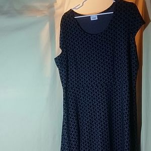 (3/$40) Patterned Fit & Flare Dress